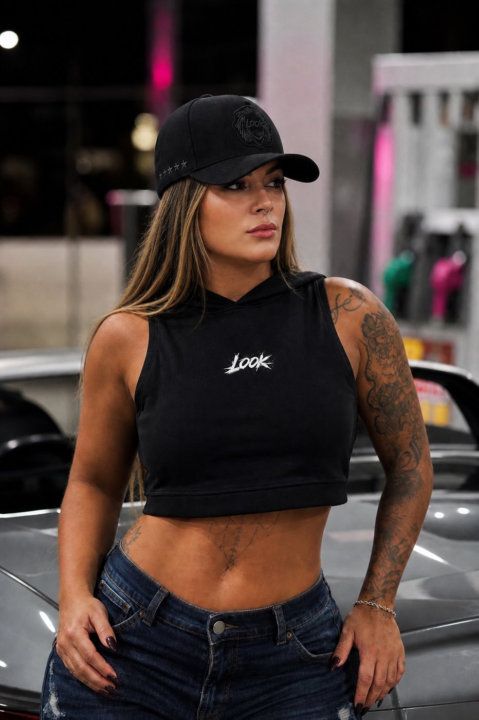 Cropped Preto — Atitude na noite