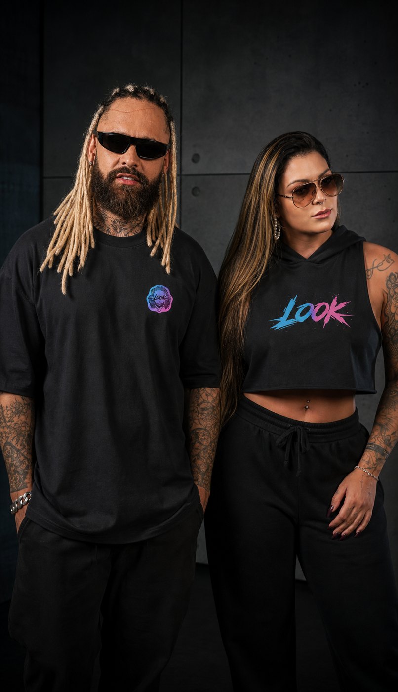 Coleção preta — Dupla oficial da campanha